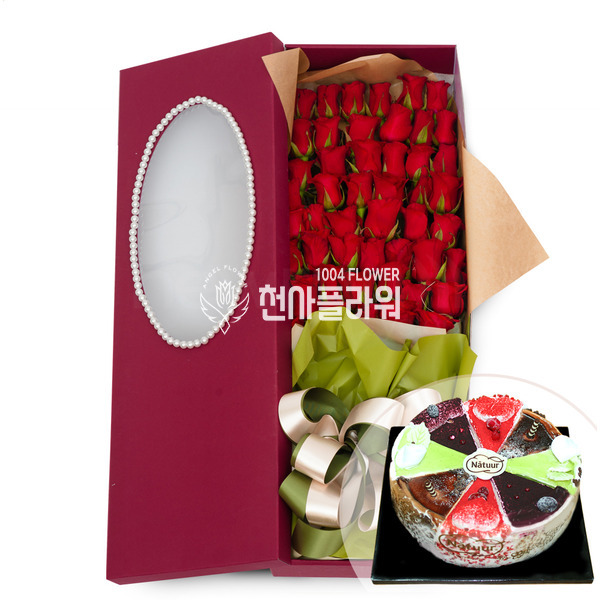 100송이장미 & 케잌