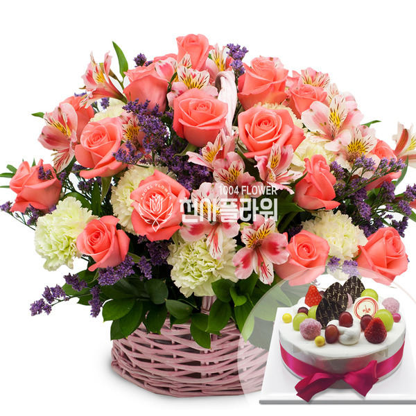 꽃바구니103+케잌