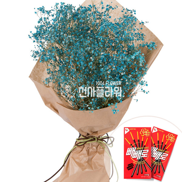 블루안개+빼빼로2개