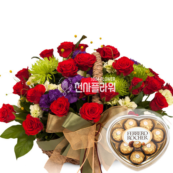 n초코릿 꽃바구니A