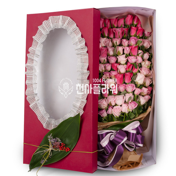 70~100송이 핑크의 조화