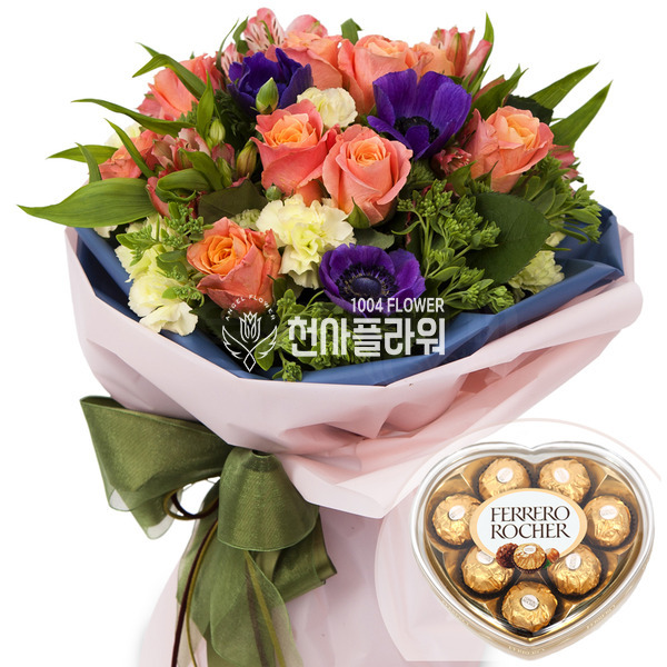 꽃다발18+쵸코렛