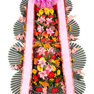 축하화환 3단 고급 (천사플라워)
